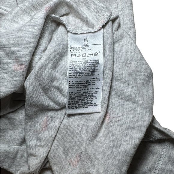 Old Navy Men’s Soft-Washed Printed Crewneck T-Shirt Pink Flamingos Size XL - Picture 7 of 8